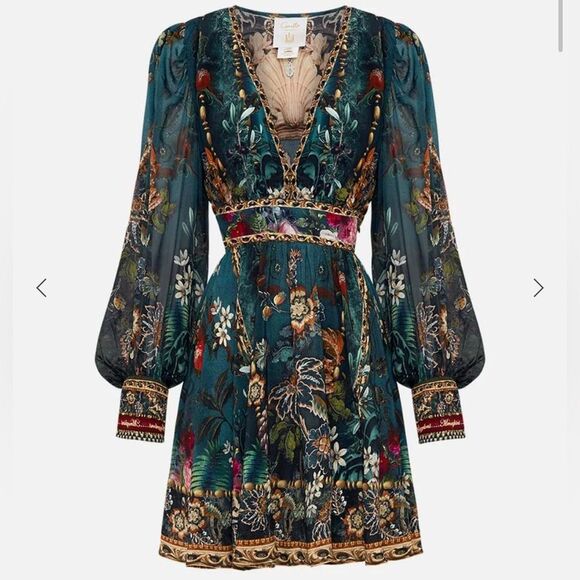 1 NWT 800.00 CAMILLA Short Dress With Blouson Sleeve
Verdis World XS - Picture 5 of 7